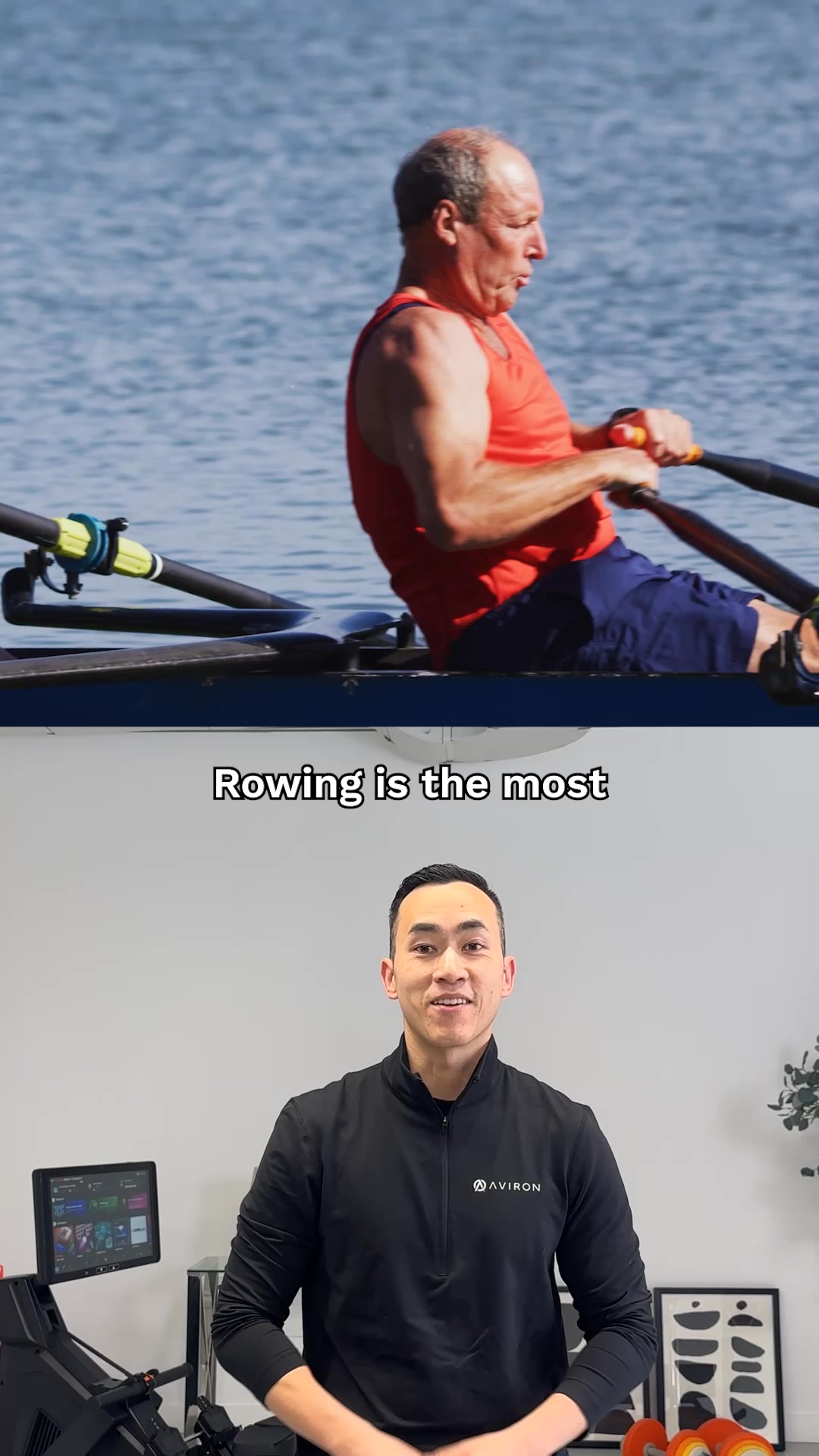 Aviron ad creative