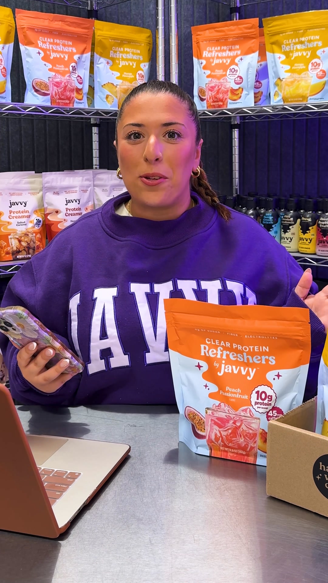 Javvy Packing ad creative