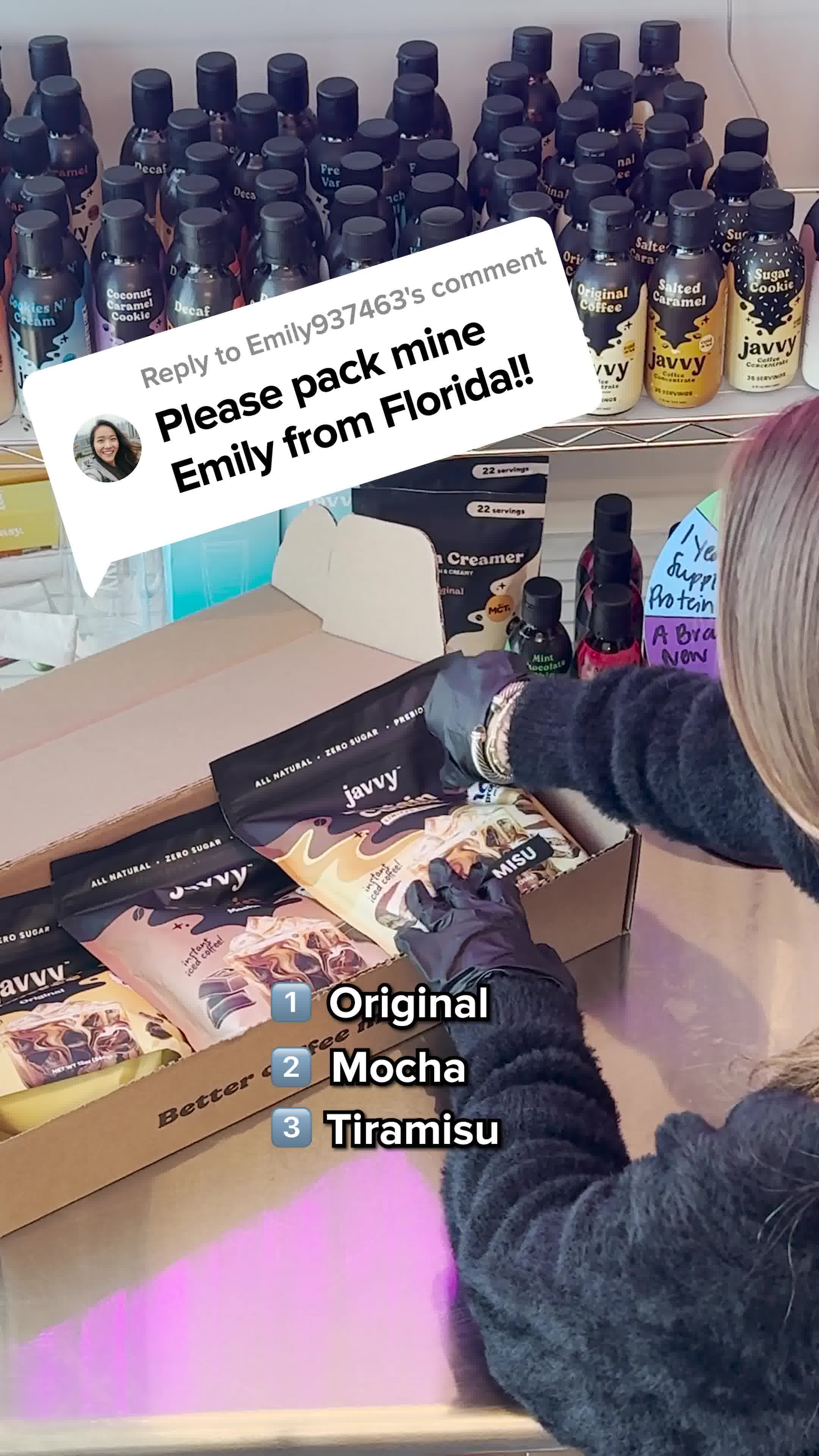 Javvy Packing ad creative