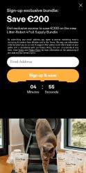 Litter-Robot by Whisker landing page