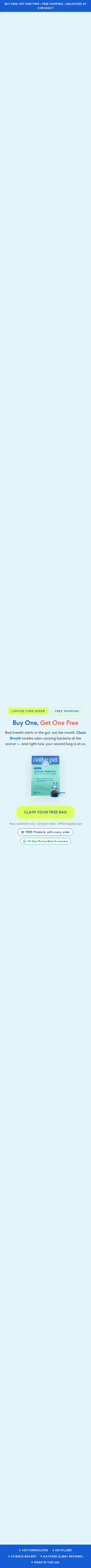 Native Pet landing page
