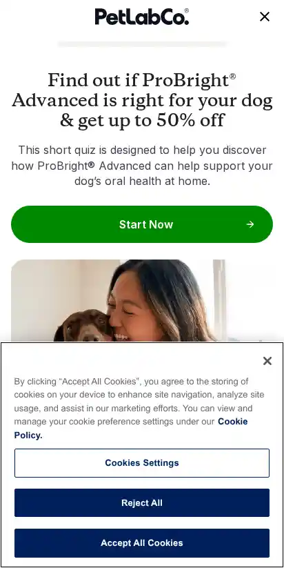offers.thepetlabco.com landing page
