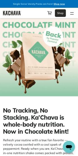 Ka'Chava landing page