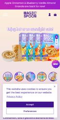 magicspoon.com landing page