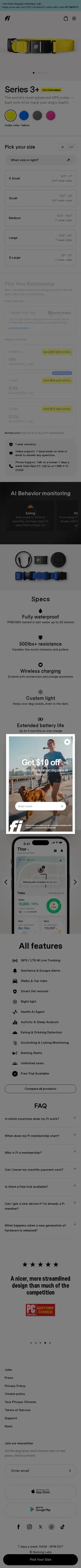 Fi landing page