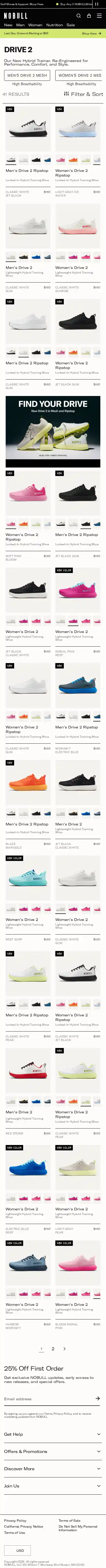NOBULL landing page