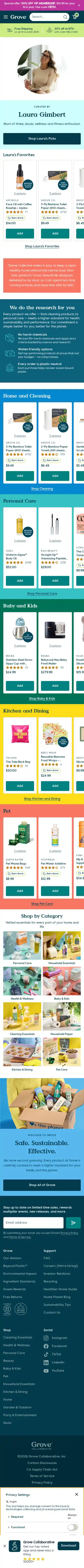 grove.com landing page