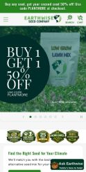 earthwiseseed.com landing page