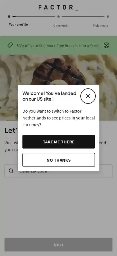 Factor_ landing page