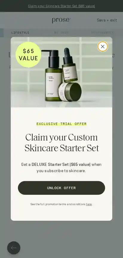 prose.com landing page