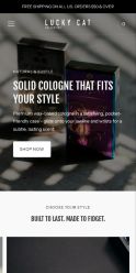 LUCKY CAT Collective landing page