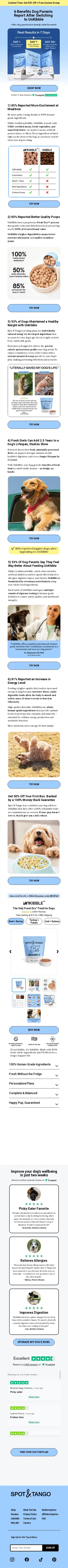 try.spotandtango.com landing page