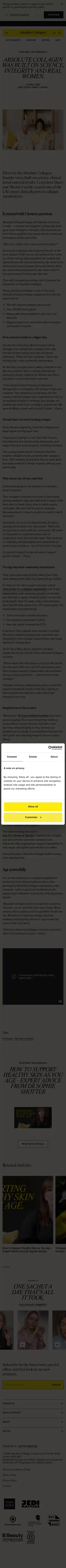 Maxine Laceby landing page