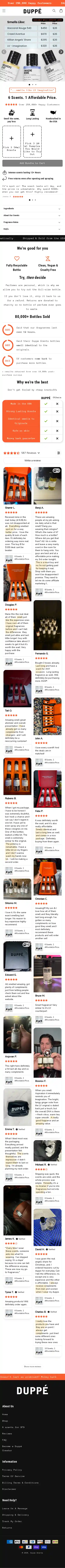 Duppe Scents landing page
