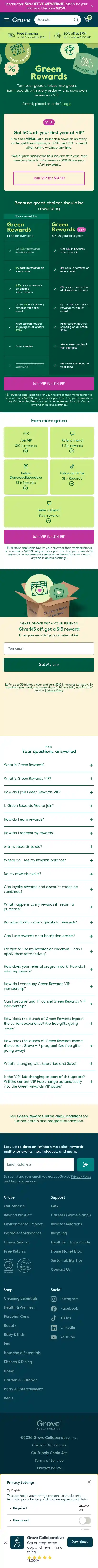 grove.co landing page