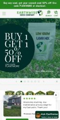 Earthwise Seed Company landing page