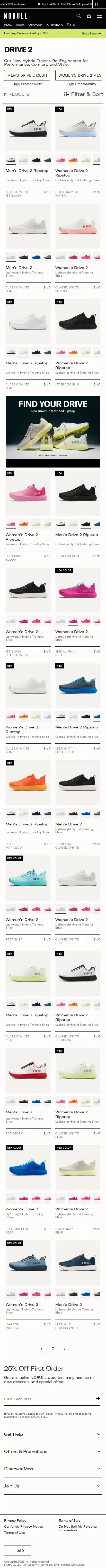 NOBULL landing page