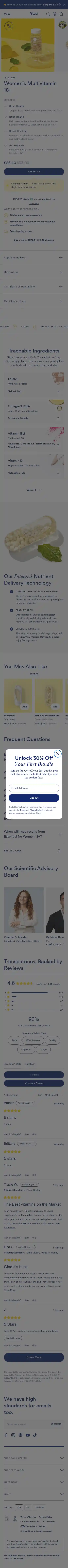Ritual landing page