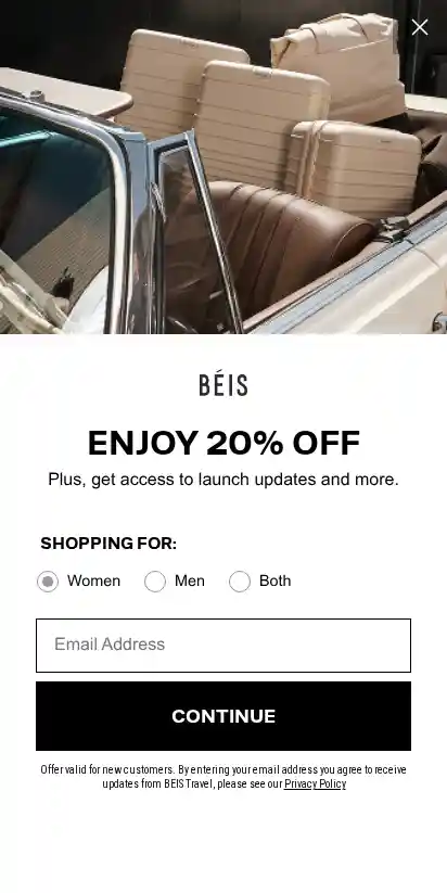 Beis landing page