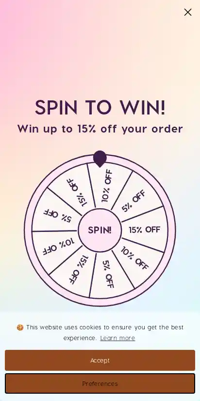 ColourPop landing page