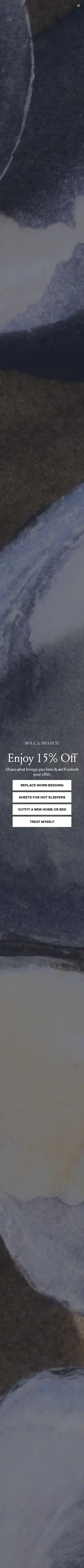 Boll & Branch landing page