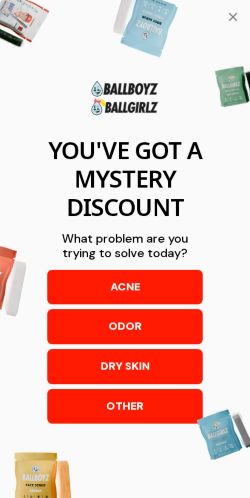 Ballboyz Soap landing page