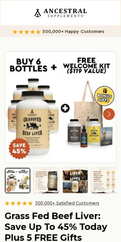 ancestralsupplements.com landing page