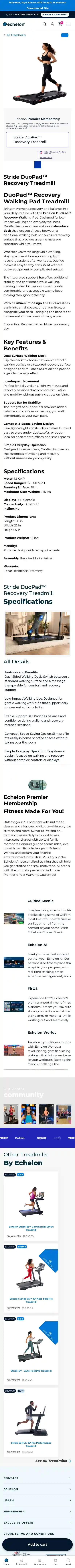 Echelon landing page