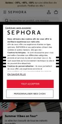 Kosas landing page