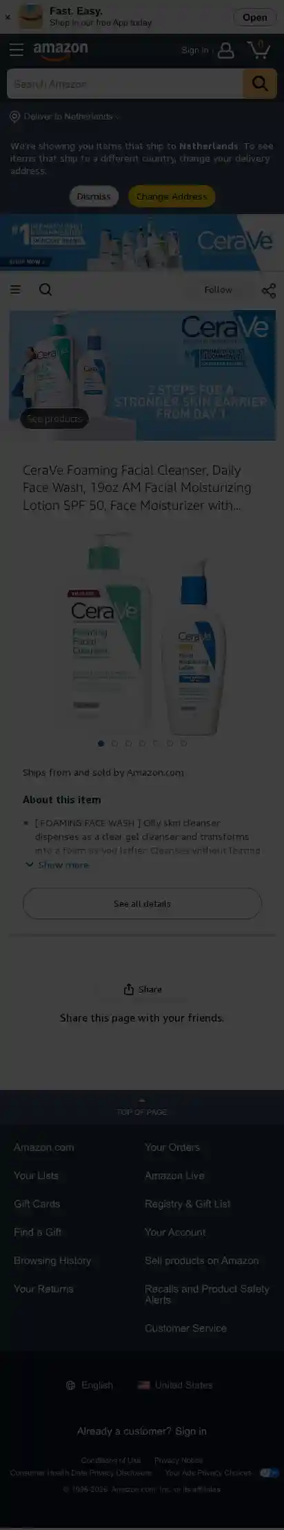 amazon.com landing page