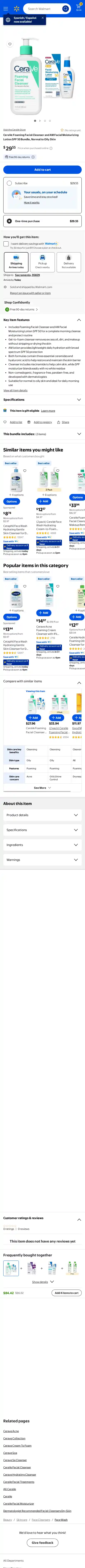 CeraVe Skincare landing page