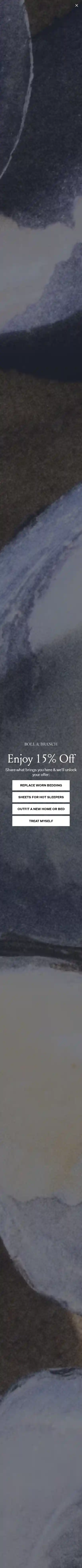 Boll & Branch landing page