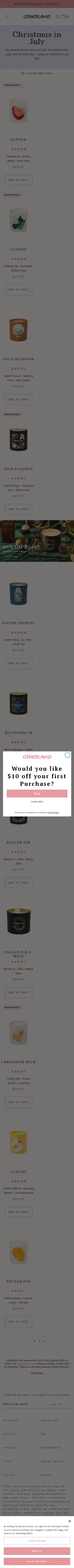 Otherland landing page