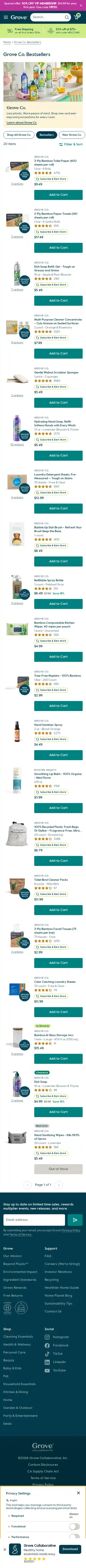 Grove Collaborative landing page