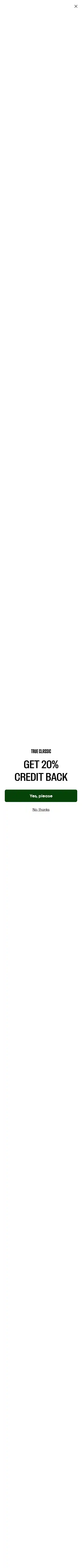 True Classic landing page