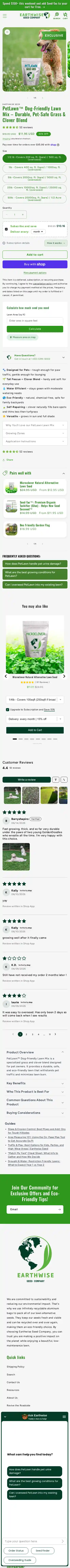 Earthwise Seed Company landing page