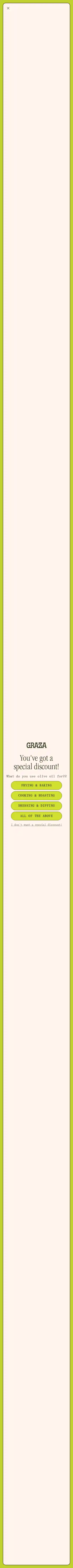 Graza landing page