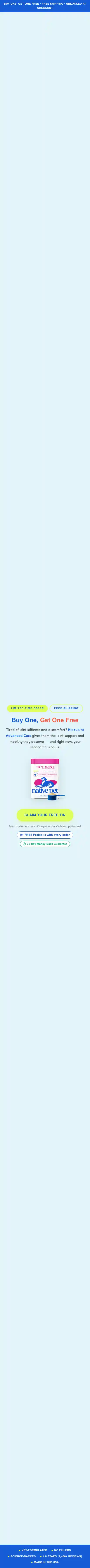 Native Pet landing page
