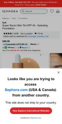 ILIA Beauty landing page