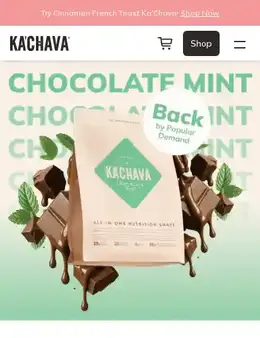 Ka'Chava landing page, scored 78 out of 100